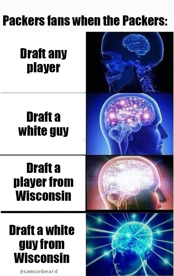 Expanding Brain Packers Draft